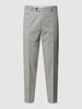 Strellson Stoffen broek met persplooien, model 'Luc' Lichtgrijs