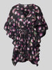 Esprit Poncho  mit Allover-Muster und Volants Black