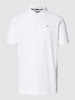 Barbour Poloshirt mit kurzer Knopfleiste Weiss