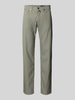 Pierre Cardin Tapered fit chino met structuurmotief, model 'Lyon' Lichtblauw