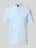BOSS Regular Fit Poloshirt mit Label-Print Modell 'Parlay' Bleu