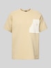 The North Face T-Shirt mit Brusttasche Modell 'TERRY' Beige