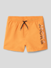 Jack & Jones Badehose mit Label-Print Orange