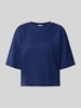 s.Oliver RED LABEL Oversized T-shirt z czystej Bawełna Granatowy