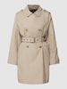 Geox Trenchcoat met schouderpatten, model 'SOLEIL' Beige