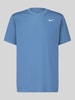 Nike Training t-shirt sportowy o kroju regular fit z nadrukiem z logo Niebieski