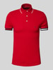 Tommy Hilfiger Slim fit poloshirt van een mix van katoen en elastaan Rood