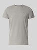 Tommy Jeans T-Shirt in Melange-Optik Mittelgrau Melange