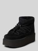 INUIKII Snow Boots aus Leder mit Plateausohle Black