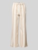 Only Weite Hose aus Viskose-Leinen-Mix Modell 'CARO' Ecru