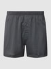 Hanro Boxershorts met elastische band Donkergrijs