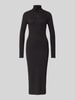Tommy Jeans Eng anliegendes Freizeitkleid aus Baumwoll-Mix Black