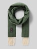 Ascot Sjaal van een mix van wol en kasjmier Groen