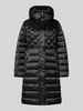JOOP! Gewatteerde lange jas met ritszakken, model 'CONSTANZE' Zwart