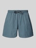 MCNEAL Relaxed Fit Badeshorts mit Logo-Stitching Mittelgrau