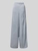 Drykorn Broek met wijde pijpen en elastische band, model 'CEILING' Lichtblauw