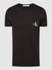 Calvin Klein Jeans T-shirt met borstzak  Zwart