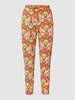MAC Sweatpants mit Allover-Muster Modell 'FUTURE' Orange