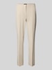 Cambio Skinny Fit Stoffhose mit fixierten Bügelfalten Modell 'ROS' Sand