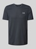 Under Armour T-Shirt mit Label-Print Modell 'Seamless' Anthrazit