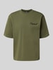 Dsquared2 Ready to Wear Relaxed Fit T-Shirt aus reiner Baumwolle mit Logo-Stickerei Khaki