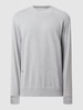 Selected Homme Relaxed Fit Sweatshirt mit Prints Modell 'Aaren' Mittelgrau