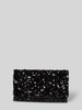 Abro Leren clutch met pailletten 