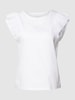 Marc Cain Blousetop met volants Wit