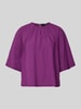 Weekend Max Mara Blusenshirt mit Rundhalsausschnitt Modell 'CRESPO' Violett