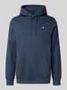 Wood Wood Hoodie met kangoeroezak, model 'Ash' Blauw