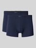 Götzburg Wäsche Boxershort met labeldetail Marineblauw