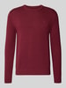 Tommy Jeans Slim fit pullover van puur katoen Bordeaux