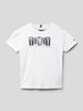 Tommy Hilfiger Kids T-shirt met labelprint Wit