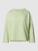 OPUS Sweatshirt met all-over motief, model 'Gillu' Lichtgroen