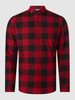 Jack & Jones Koszula casualowa o kroju regular fit z diagonalu model ‘Gingham’ Jasnoczerwony