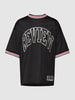 REVIEW T-Shirt aus Mesh mit Rundhalsausschnitt Schwarz