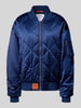 Original Bombers Bomberjack met labelpatch Marineblauw