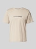 Jack & Jones T-Shirt mit Label-Print Modell 'TARMAC' Beige