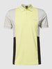 BOSS Green Poloshirt im Colour-Blocking-Design Modell 'Paddytech' Pastellgelb