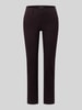 ANGELS Slim Fit jeans van katoenmix model 'CICI' Bordeaux