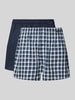 Schiesser Boxershorts mit Eingriff im 2er-Pack Bleu