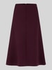 Marc Cain Midi-rok van wol met steekzakken Bordeaux