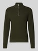 SELECTED HOMME Regular fit schipperstrui in wafelstructuur, model 'TOM' Donkergroen