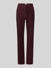 Brax Smalle broek van mix van katoen en lyocell model 'CAROLA' Bordeaux