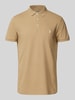 Polo Ralph Lauren Poloshirt mit Label-Stitching Camel