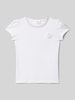 s.Oliver RED LABEL Regular Fit T-Shirt aus reiner Baumwolle Weiss