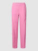 Herzensangelegenheit Stoffhose mit elastischem Bund Pink