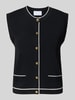 Jake*s Collection Strickjacke mit Knopfleiste Black