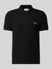 Lacoste Slim Fit Poloshirt aus reiner Baumwolle Black