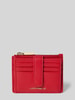 Coccinelle Portemonnee met labeldetail Rood